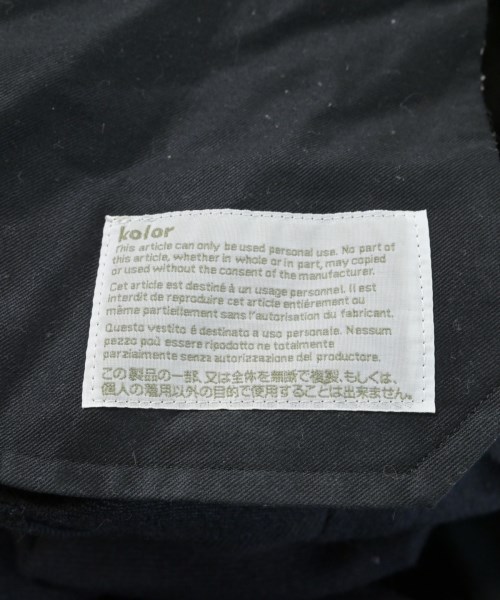 kolor（カラー）スラックス 紺 サイズ:1(S位) メンズ/2200619980016