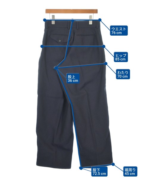 kolor（カラー）スラックス 紺 サイズ:1(S位) メンズ/2200619980016