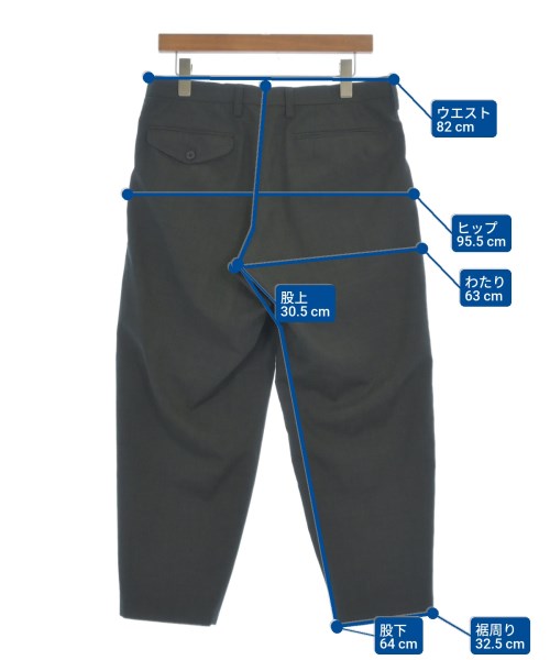 kolor（カラー）スラックス 黒 サイズ:2(M位) メンズ/2200620599016