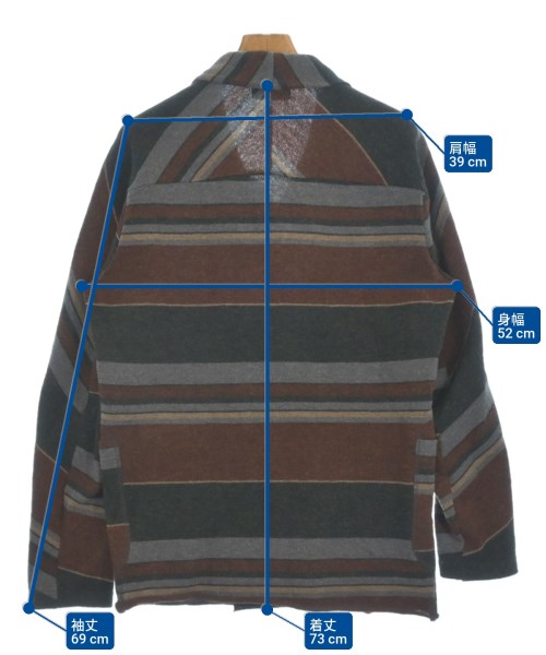 kolor（カラー）カジュアルジャケット 茶 サイズ:1(S位) メンズ/2200620818032