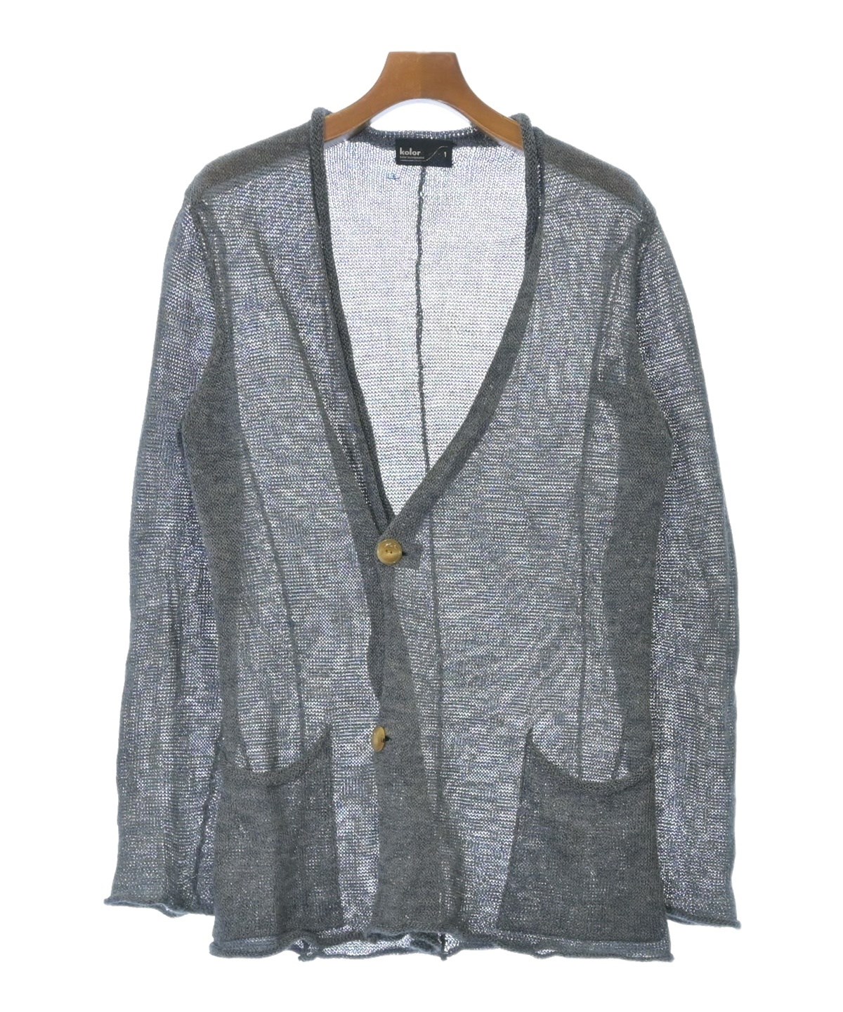 kolor（カラー）カーディガン グレー サイズ:1(S位) メンズ