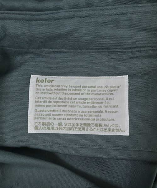 kolor（カラー）カジュアルシャツ 緑 サイズ:2(M位) メンズ/2200567275110