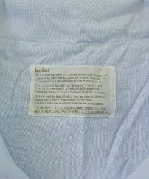 kolor（カラー）カジュアルシャツ 青 サイズ:3(L位) メンズ/2200673225061