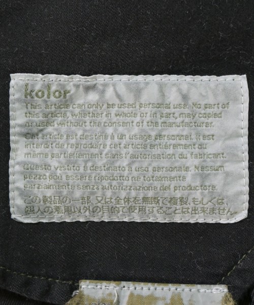 kolor（カラー）その他 黒 サイズ:1(S位) メンズ/2200670316076
