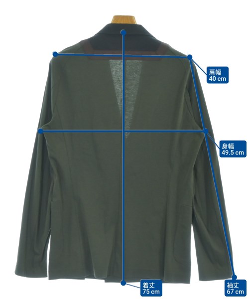 kolor（カラー）カジュアルジャケット カーキ サイズ:3(L位) メンズ/2200673568014