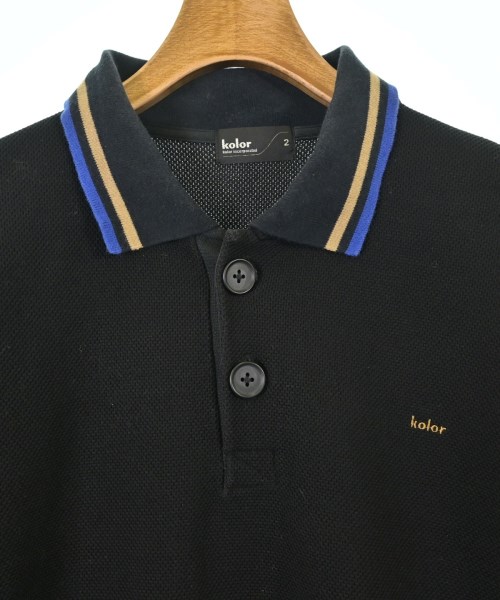 kolor（カラー）ポロシャツ 黒 サイズ:2(M位) メンズ/2200674660021