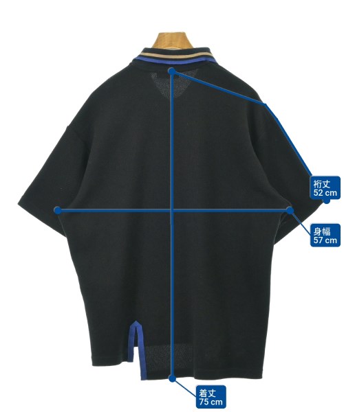 kolor（カラー）ポロシャツ 黒 サイズ:2(M位) メンズ/2200674660021