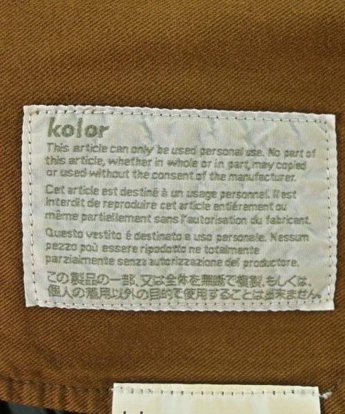 kolor（カラー）その他 茶 サイズ:2(M位) メンズ/2200672455148