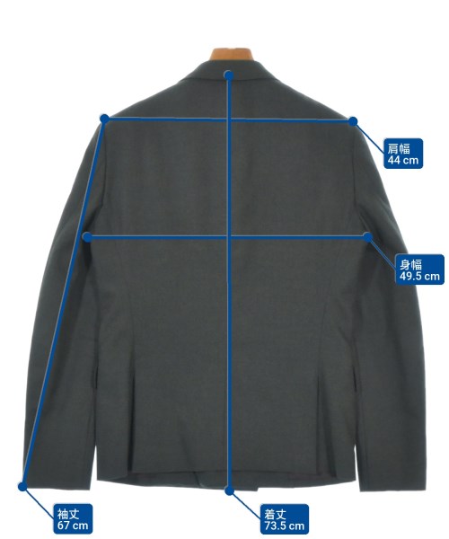 kolor（カラー）テーラードジャケット 緑 サイズ:2(M位) メンズ/2200675027069