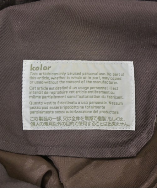 kolor（カラー）スラックス 茶 サイズ:2(M位) メンズ/2200675027113