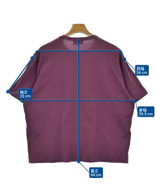 kolor（カラー）Tシャツ・カットソー 紫 サイズ:1(S位) メンズ/2200680102058