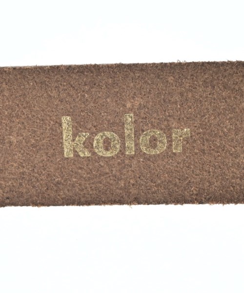 kolor（カラー）ベルト 黒 サイズ:- メンズ/2200691802879