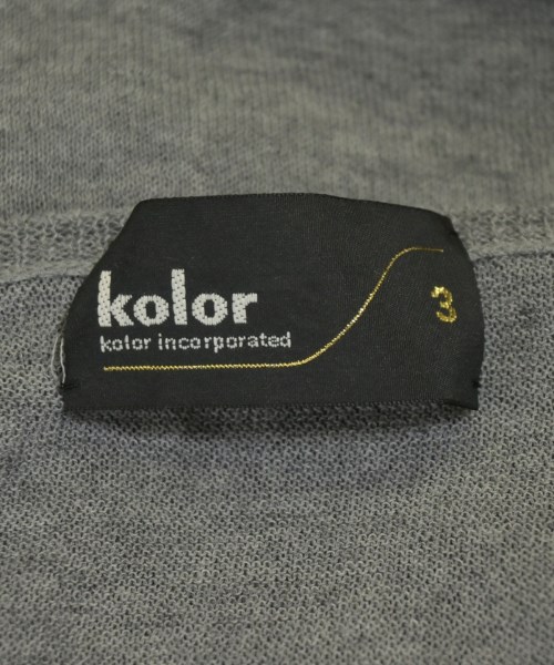 kolor（カラー）ニット・セーター グレー サイズ:3(L位) メンズ/2200692045749