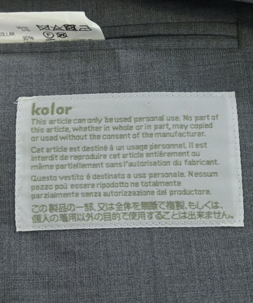 kolor（カラー）テーラードジャケット グレー サイズ:1(S位) メンズ/2200694352135