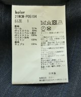 kolor（カラー）スラックス 紺 サイズ:1(S位) メンズ/2200698851177