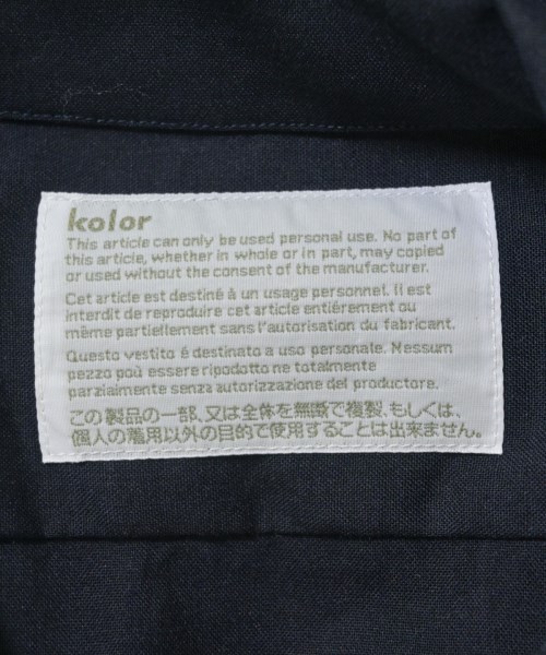 kolor（カラー）カジュアルシャツ 紺 サイズ:3(L位) メンズ/2200699248044
