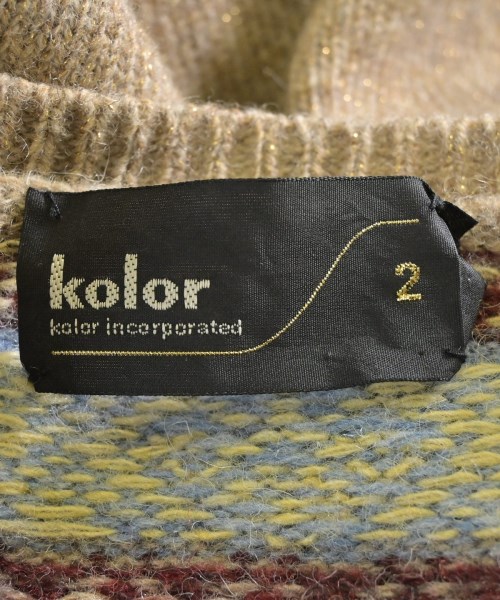 kolor（カラー）ニット・セーター ベージュ サイズ:2(M位) メンズ/2200696840067
