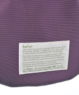 kolor（カラー）ショルダーバッグ 紫 サイズ:- メンズ/2200701208028