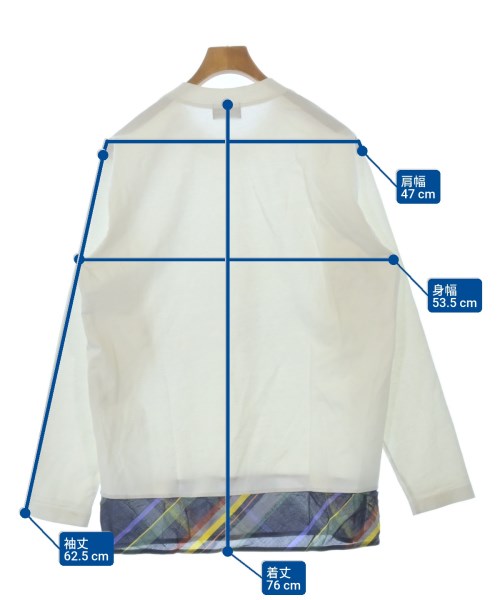 kolor（カラー）Tシャツ・カットソー 白 サイズ:4(XL位) メンズ/2200653984131