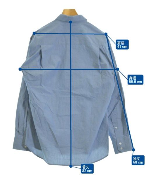 kolor（カラー）カジュアルシャツ 青 サイズ:2(M位) メンズ/2200654623114