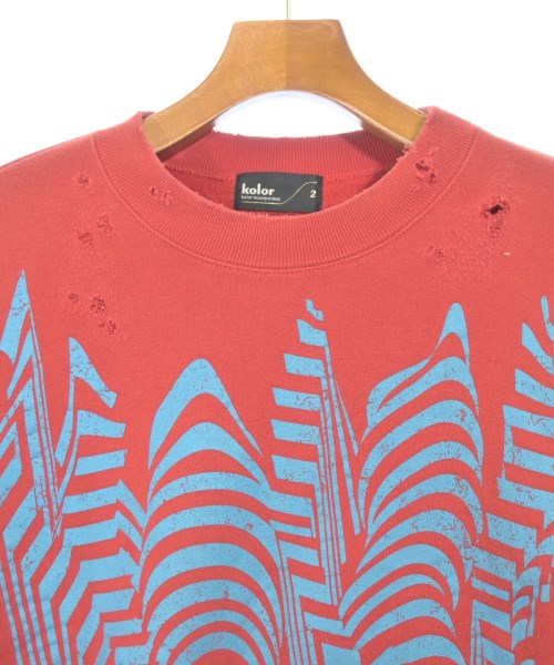 kolor（カラー）スウェット 赤 サイズ:2(M位) メンズ/2200649970049