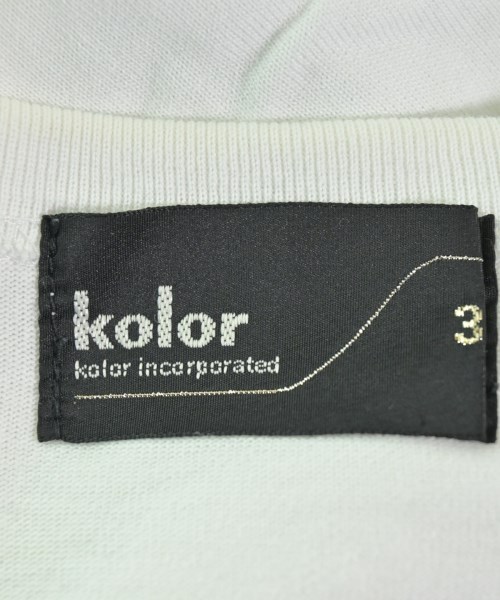 kolor（カラー）Tシャツ・カットソー 白 サイズ:3(L位) メンズ/2200654883020