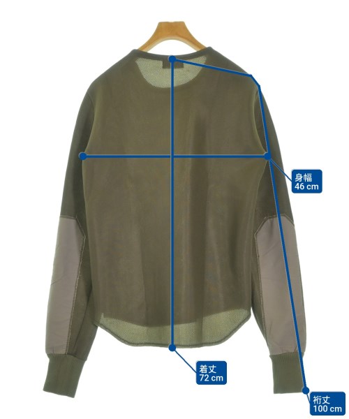 kolor（カラー）スウェット カーキ サイズ:3(L位) メンズ/2200657491284