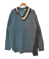 kolor（カラー）ニット・セーター 青 サイズ:3(L位) メンズ/2200657207052