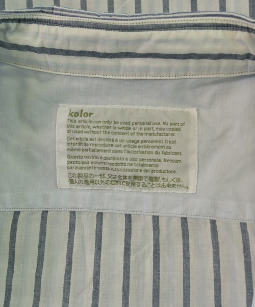 kolor（カラー）カジュアルシャツ 青 サイズ:1(S位) メンズ/2200657132576