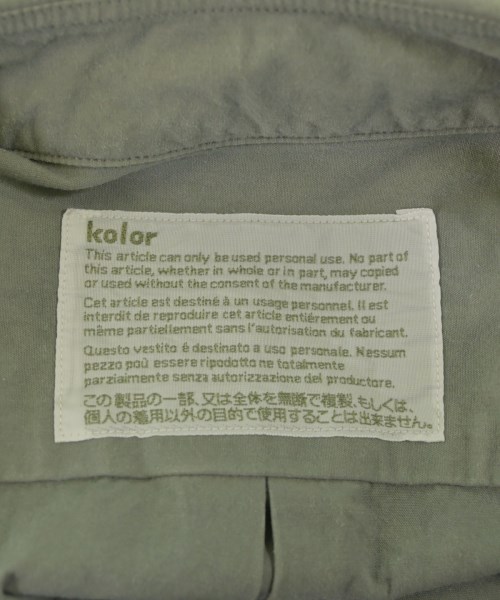 kolor（カラー）カジュアルシャツ グレー サイズ:1(S位) メンズ/2200657132651