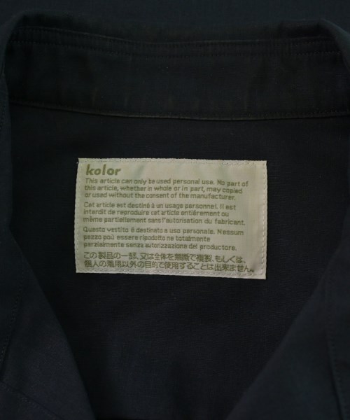 kolor（カラー）カジュアルシャツ 紺 サイズ:3(L位) メンズ/2200658481123