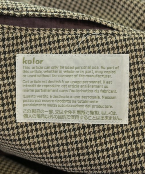 kolor（カラー）テーラードジャケット ベージュ サイズ:2(M位) メンズ/2200660467047