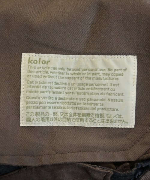 kolor（カラー）スラックス 紺 サイズ:3(L位) メンズ/2200660905051