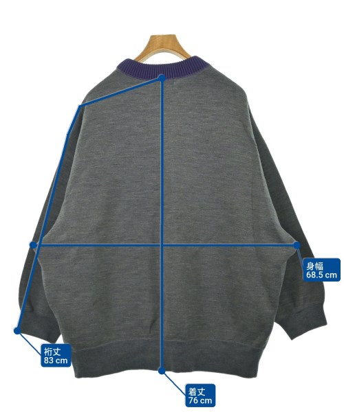 kolor（カラー）スウェット グレー サイズ:1(S位) メンズ/2200659163127