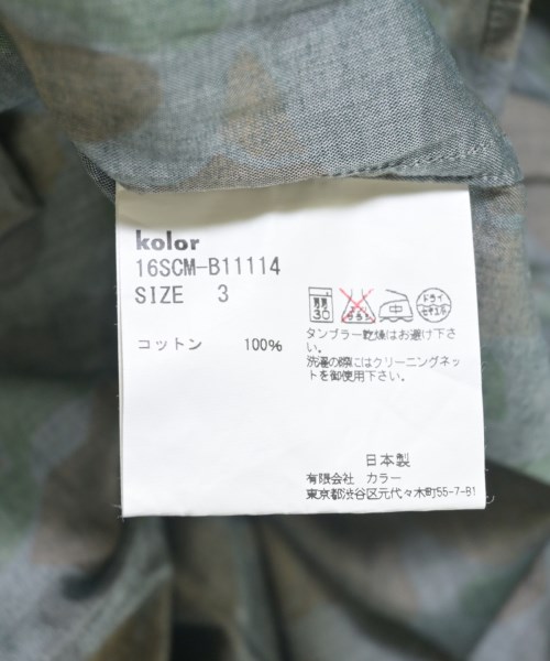 kolor（カラー）カジュアルシャツ その他（柄物・カラフル） サイズ:3(L位) メンズ/2200707514178