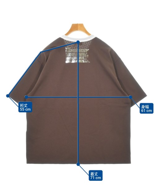 kolor（カラー）Tシャツ・カットソー 茶 サイズ:4(XL位) メンズ/2200713880045