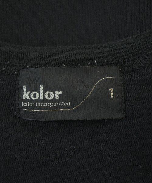 kolor（カラー）Tシャツ・カットソー 黒 サイズ:1(S位) メンズ/2200713513011