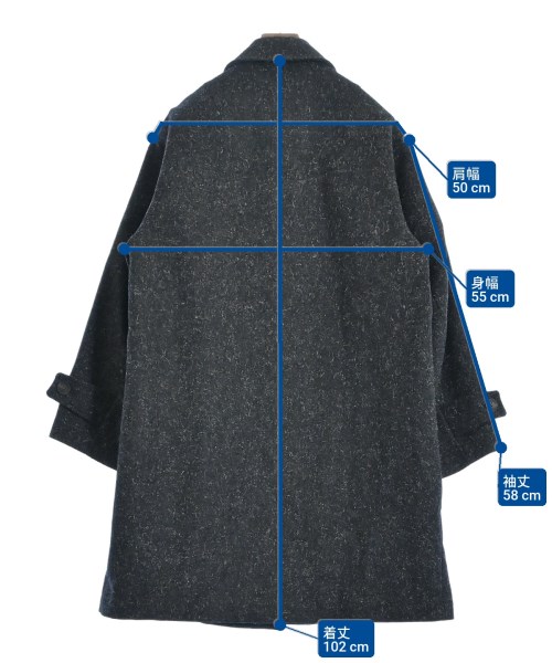 kolor（カラー）ステンカラーコート 紺 サイズ:1(S位) メンズ/2200647080047