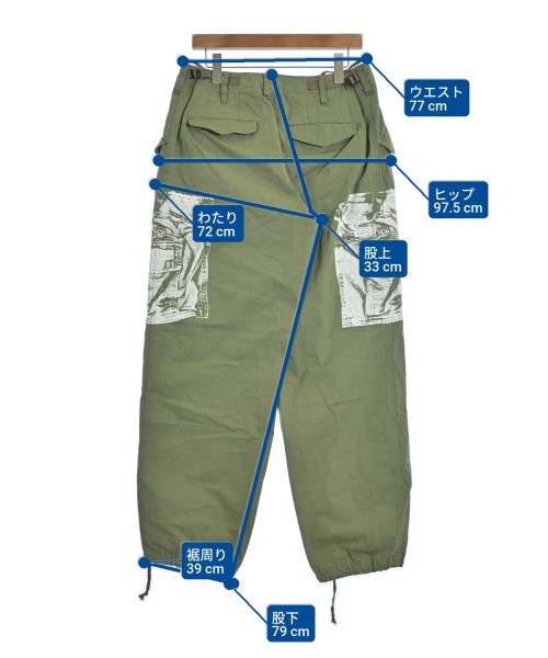 kolor（カラー）カーゴパンツ カーキ サイズ:-(M位) メンズ/2200649128099