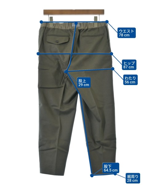 kolor（カラー）スラックス カーキ サイズ:2(M位) メンズ/2200650771031