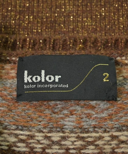 kolor（カラー）ニット・セーター 茶 サイズ:2(M位) メンズ/2200630487013