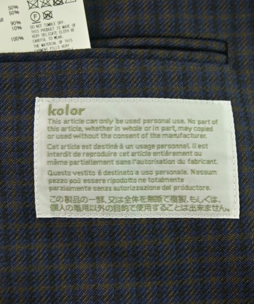 kolor（カラー）カジュアルジャケット 紺 サイズ:1(S位) メンズ/2200641808012