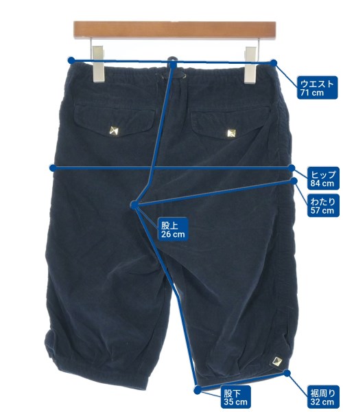 kolor（カラー）ショートパンツ 紺 サイズ:2(M位) メンズ/2200654422021