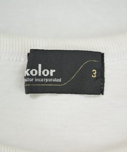 kolor（カラー）Tシャツ・カットソー 白 サイズ:3(L位) メンズ/2200702878053