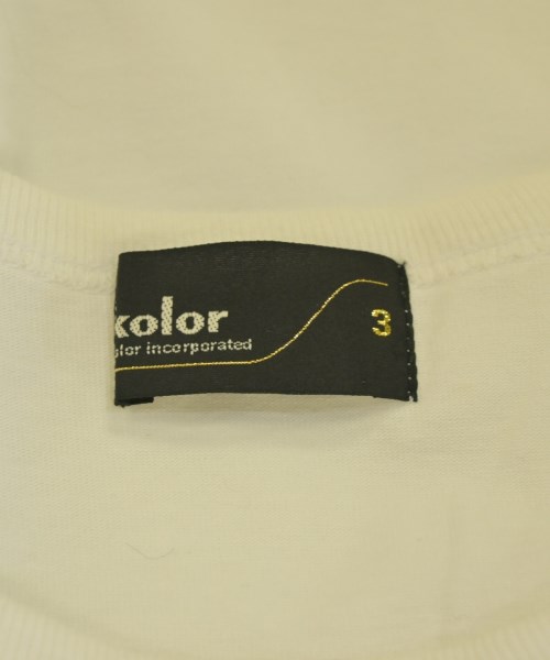 kolor（カラー）Tシャツ・カットソー 白 サイズ:3(L位) メンズ/2200704144217