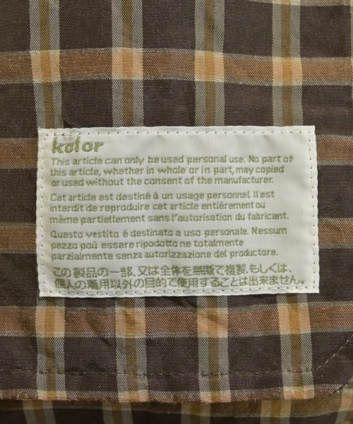 kolor（カラー）その他 茶 サイズ:2(M位) メンズ/2200704435100
