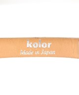 kolor（カラー）ベルト シルバー サイズ:- メンズ/2200704715691