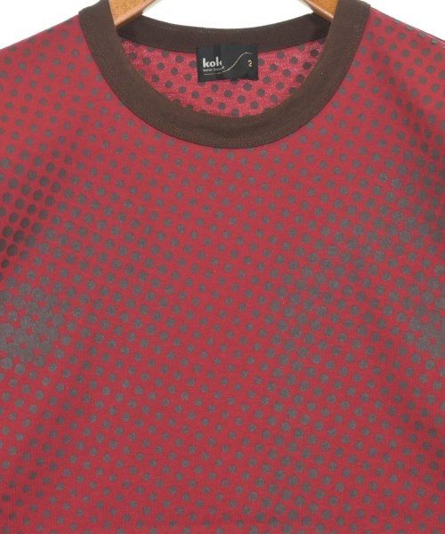 kolor（カラー）Tシャツ・カットソー 赤 サイズ:2(M位) メンズ/2200706049015