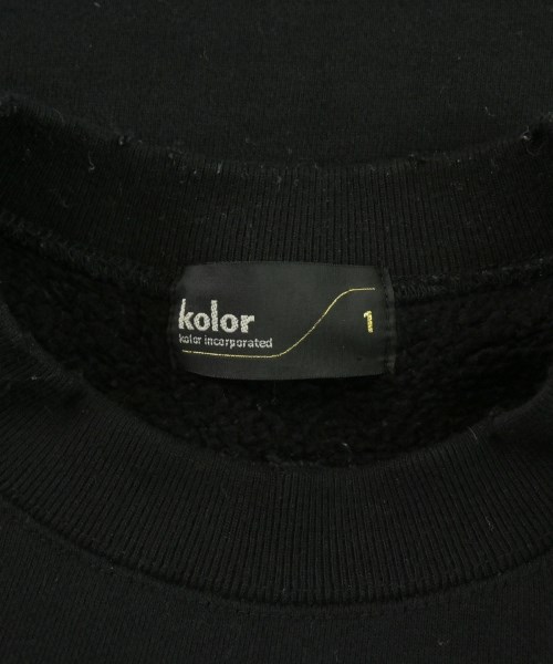 kolor（カラー）スウェット 黒 サイズ:1(S位) メンズ/2200706704013