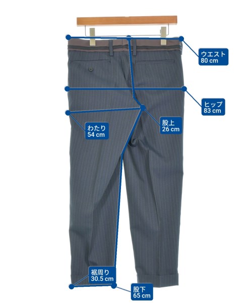 kolor（カラー）スラックス 紺 サイズ:1(S位) メンズ/2200662871064